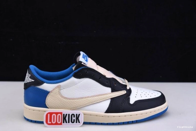 Jordan Low Fragment Scott Air 1 Design x Travis Retro x DM7866-140 1214